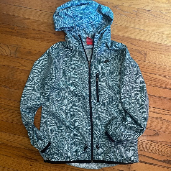 Nike Jackets & Blazers - Zebra Nike rain jacket size M